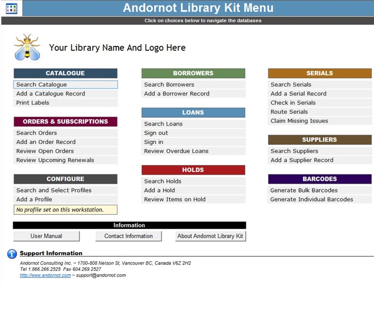 Andornot Starter Kit for Libraries