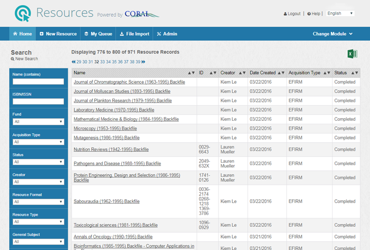 CORAL ERM Hosting