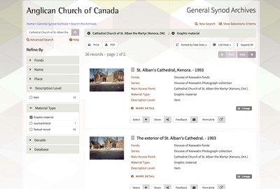 Anglican Church of Canada Archives