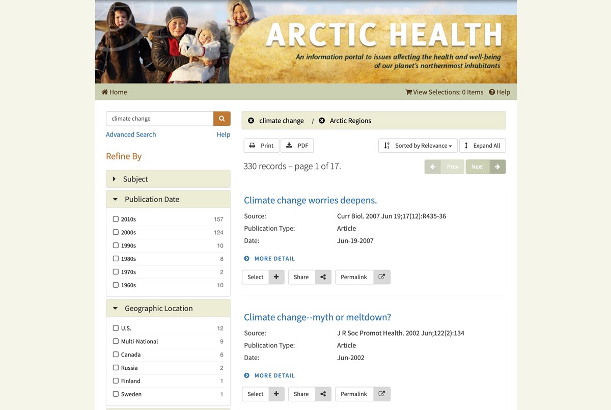 Arctic Health Library