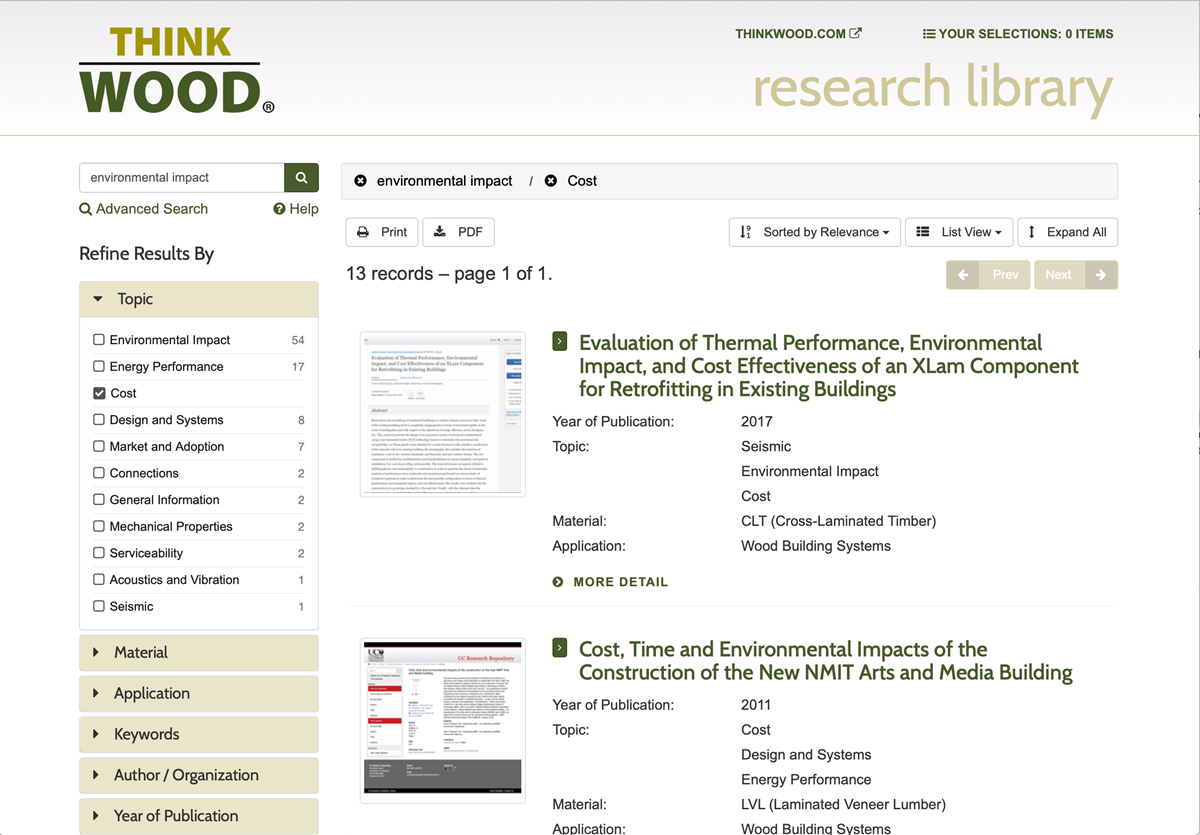 ThinkWood Research Library