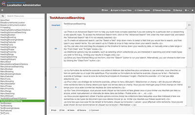 Static content editor
