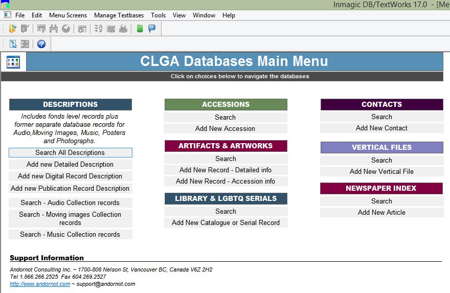 CLGA DBTW Menu