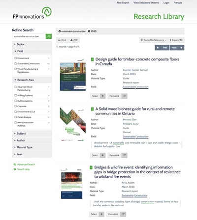 FPInnovations Research Library